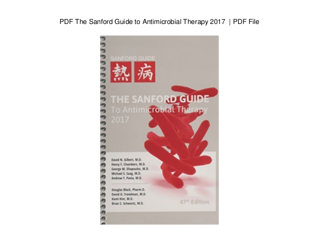 Sanford Guide To Antimicrobial Therapy Pdf